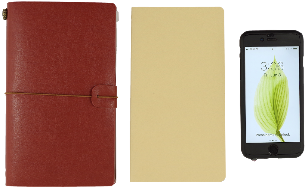 Burgundy Voyager Notebook