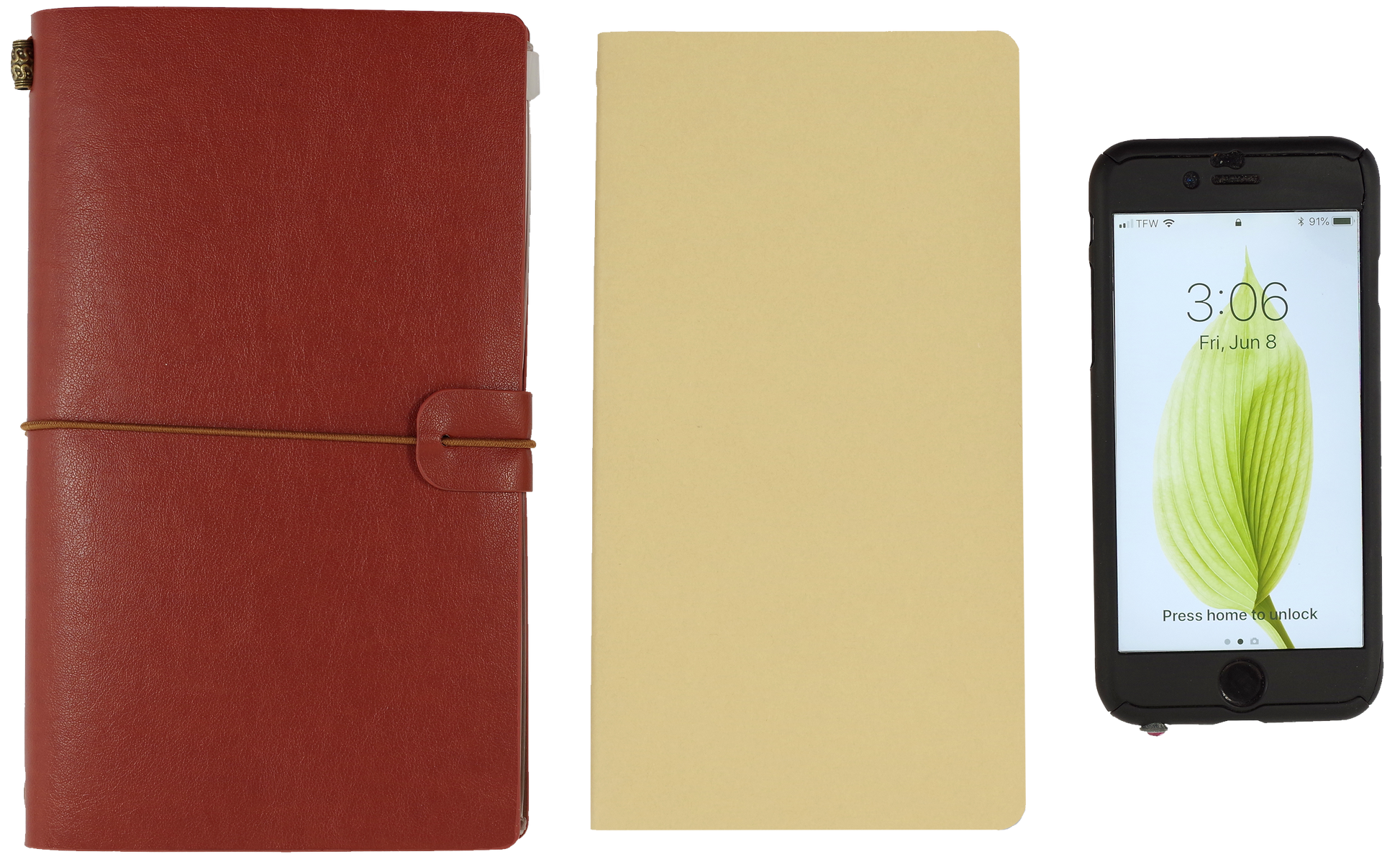 Burgundy Voyager Notebook