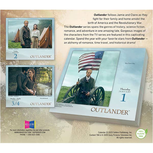 Outlander 2026 Daily Calendar