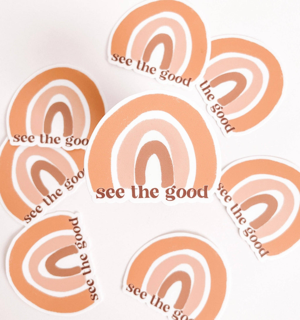 See the Good Boho Rainbow Sticker