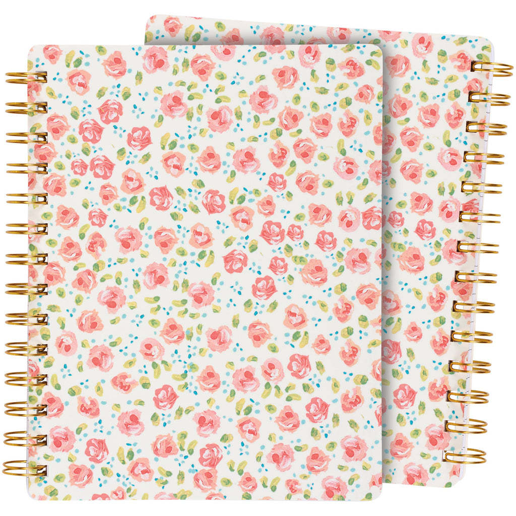 Pink Rose Spiral Notebook