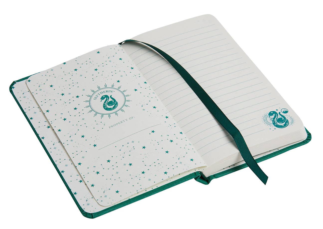 Harry Potter: Slytherin Constellation Ruled Pocket Journal