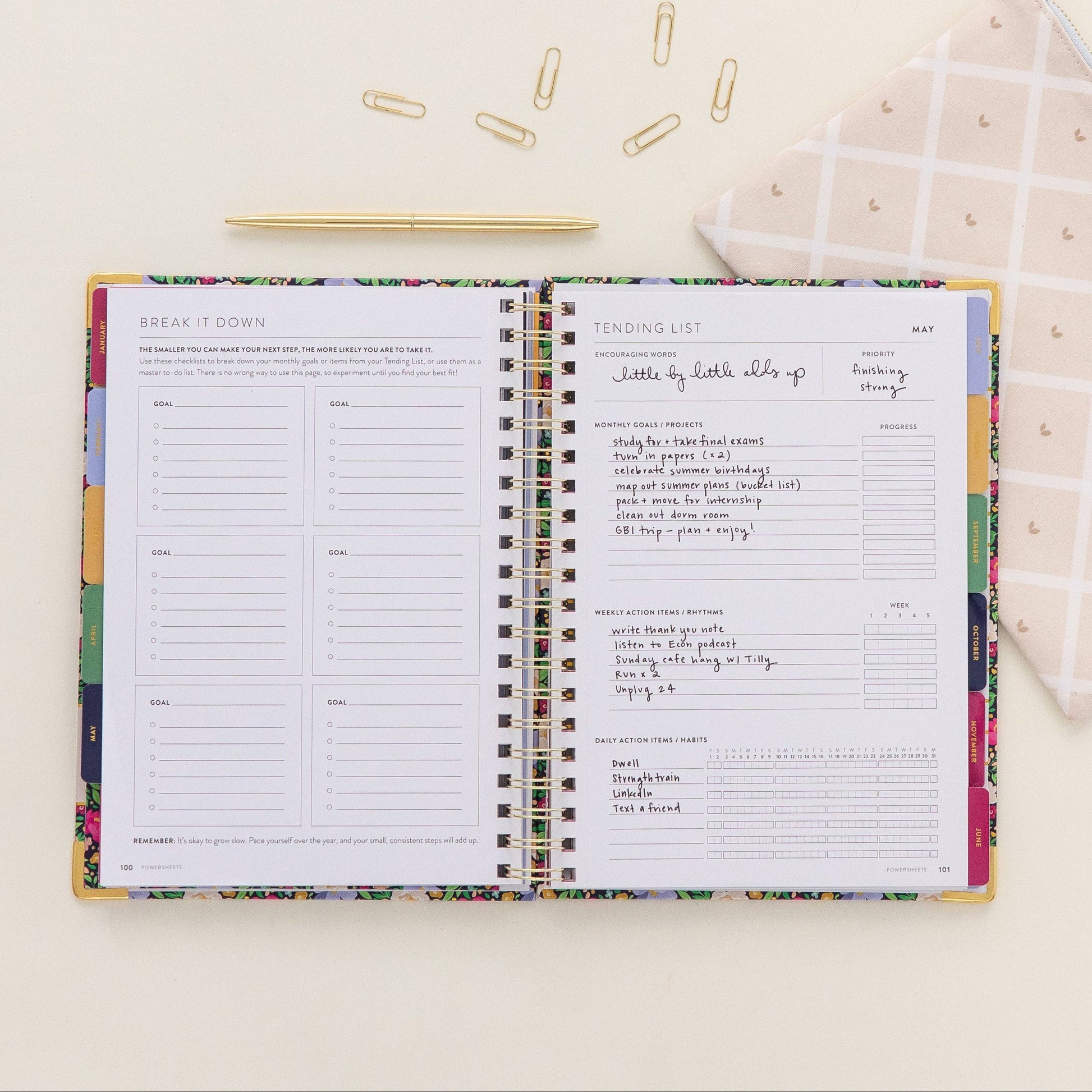 2026 One-Year PowerSheets® Goal Planner | Leaf