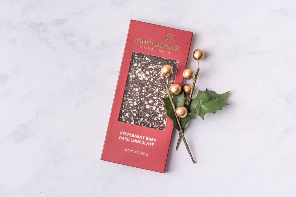Peppermint Bark Dark Chocolate Bar