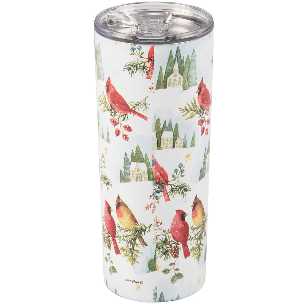 Winter Cardinal Coffee Tumbler