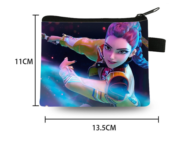 KPOP demon hunters mini coin purse wallet