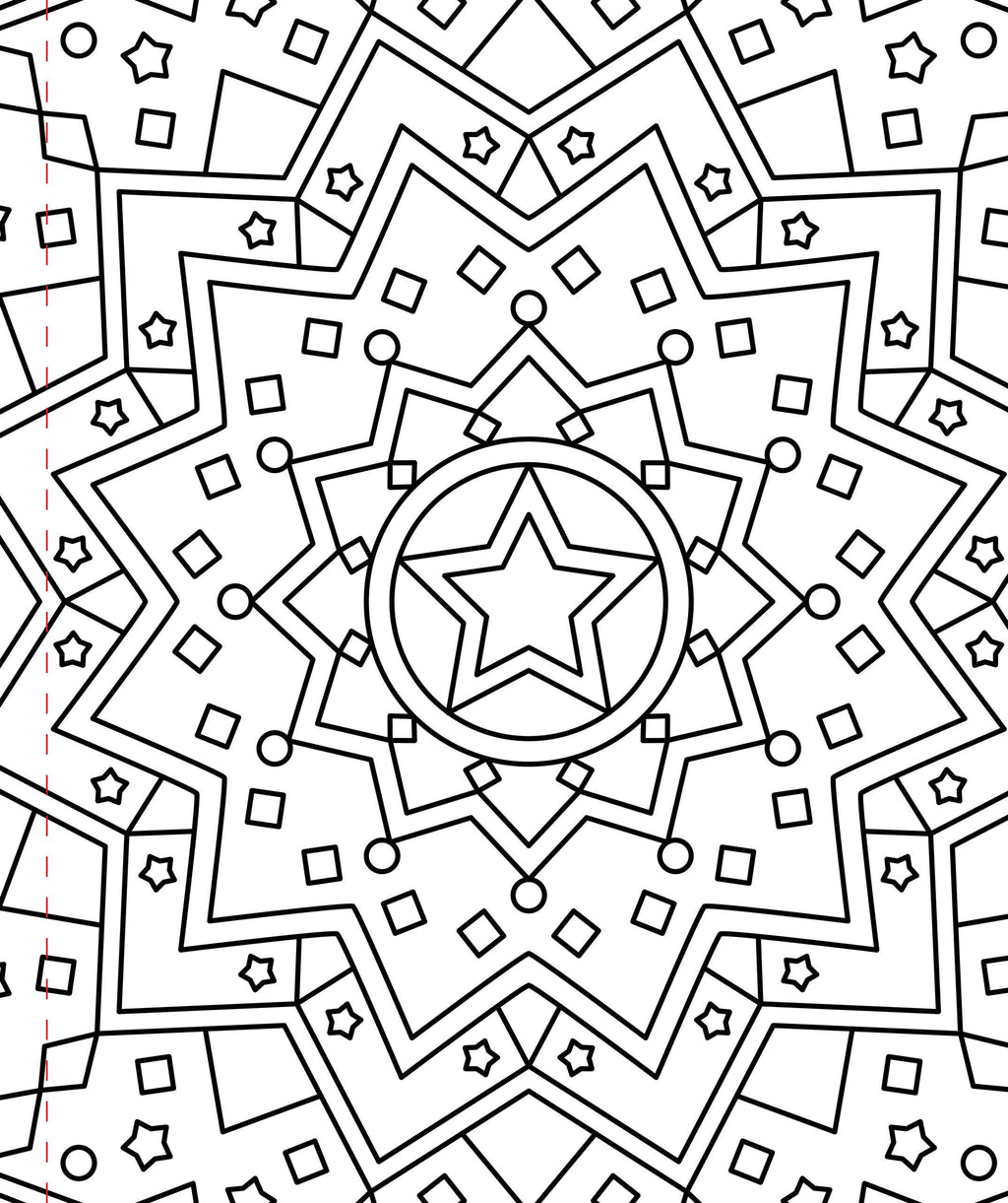 Large Print Coloring Book - Mindfulness