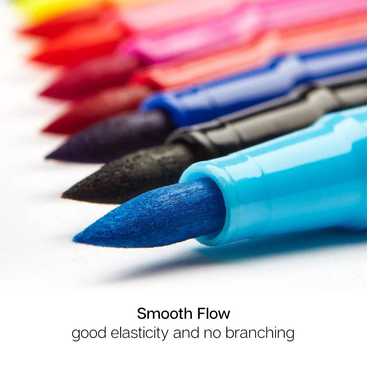 Coloring Brush Markers 12 Colors