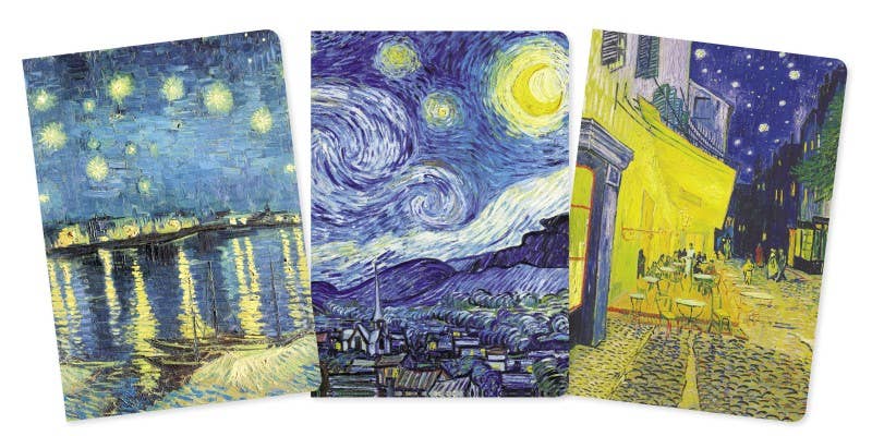 Vincent Van Gogh: Set Of 3 Standard Notebooks