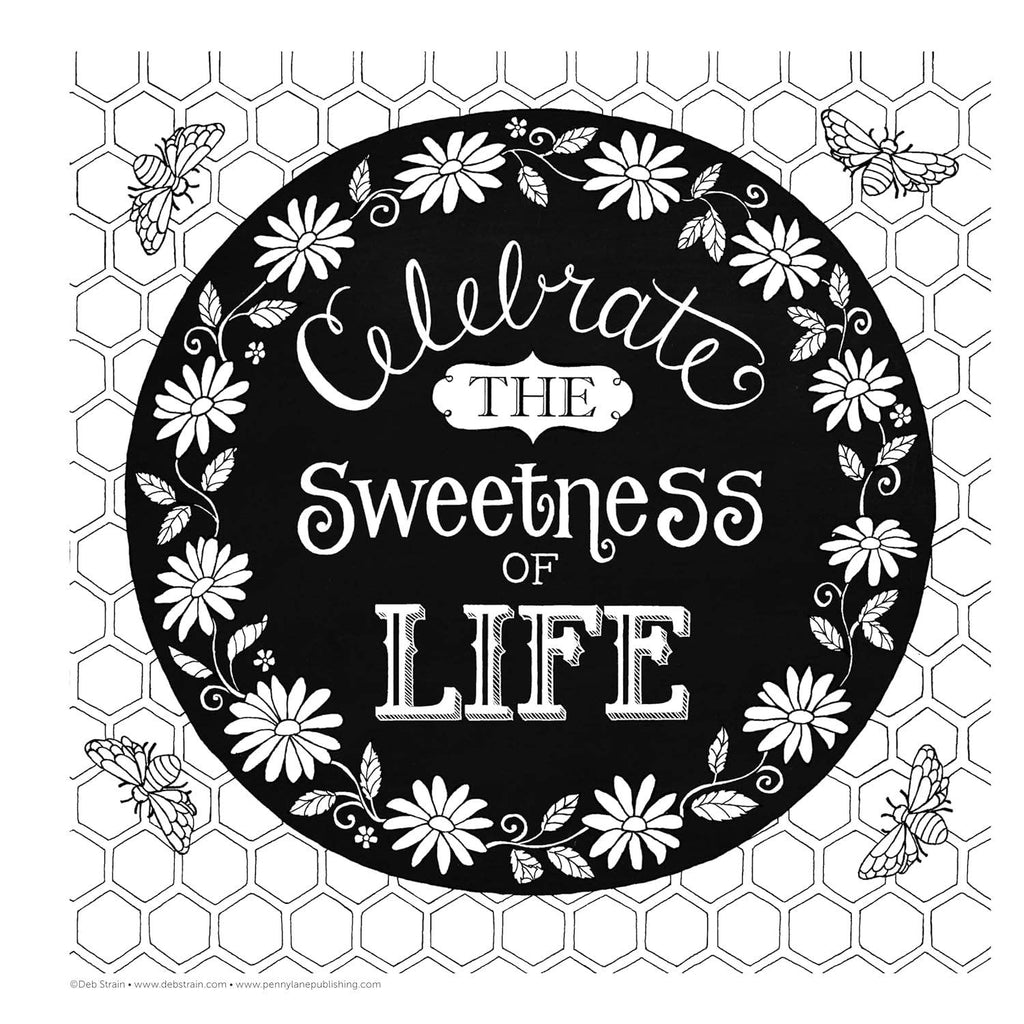 Chalk-Style Good Times Deluxe Coloring Book