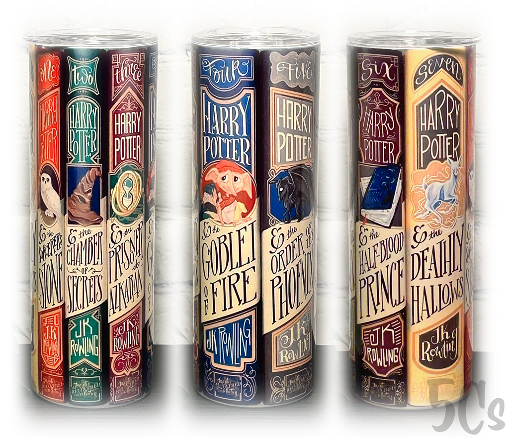 Wizarding Book Spines Tumbler