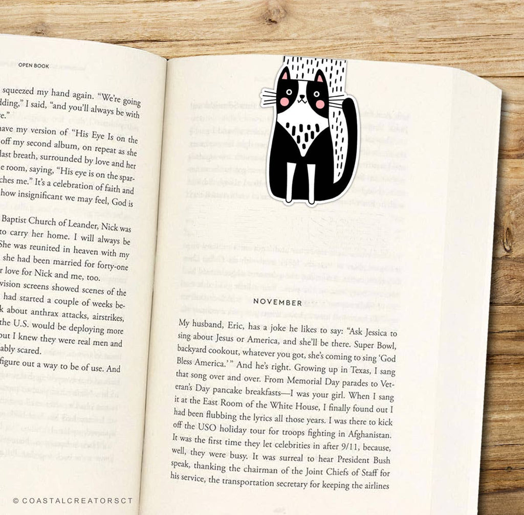 Cats Journal with Matching Magnetic Bookmark Set (Packaged)