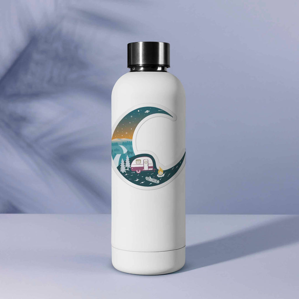 Half Moon RV Camping Sticker, Forest Hills Nature Decals