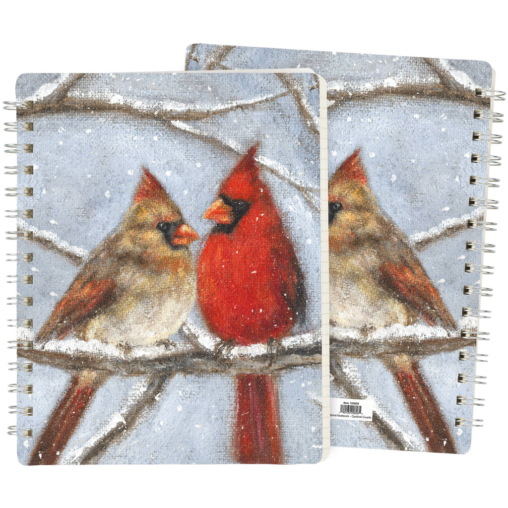 Cardinal Couple Spiral Notebook