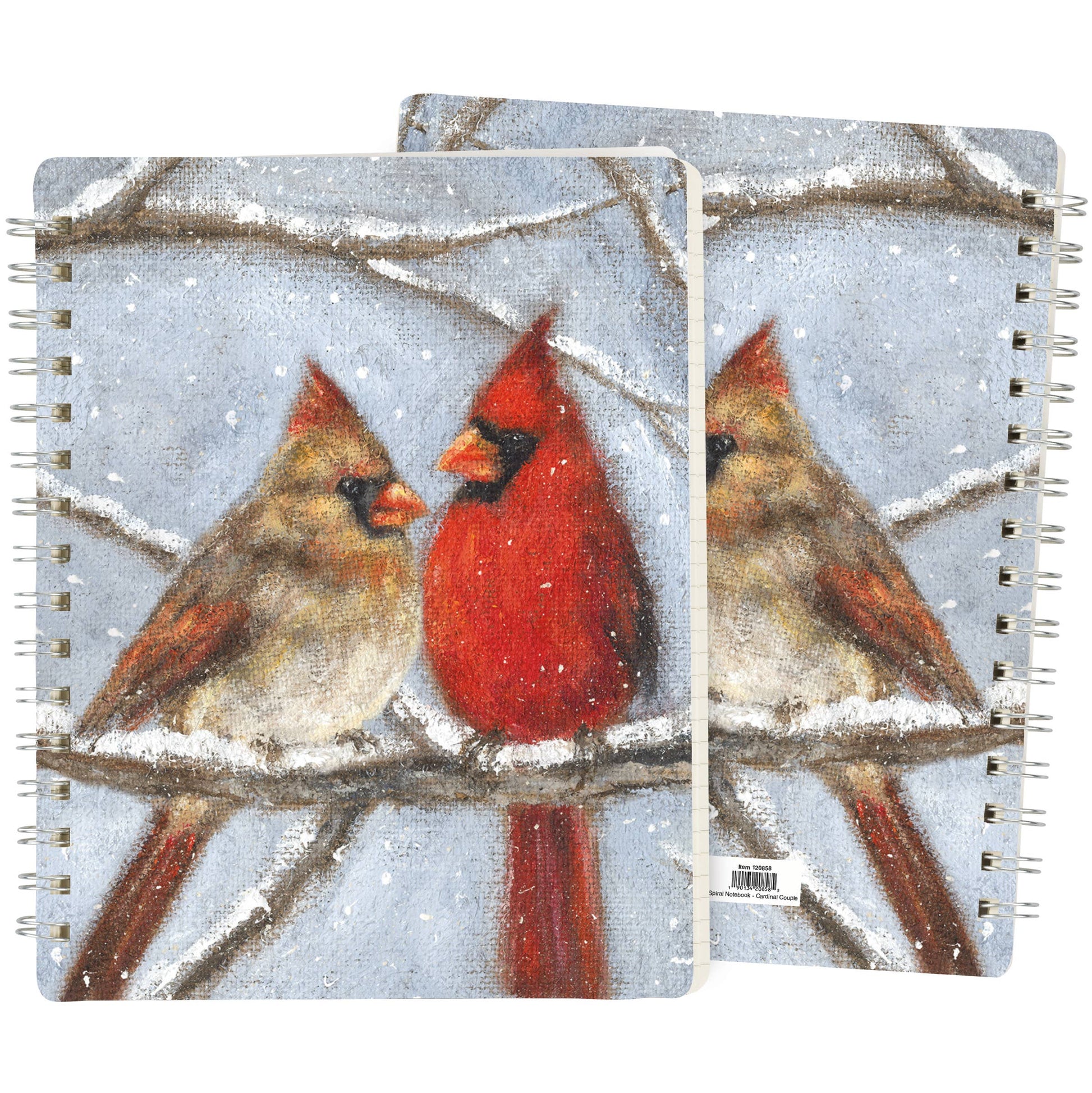 Cardinal Couple Spiral Notebook