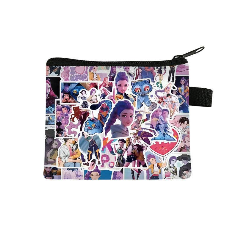 KPOP demon hunters mini coin purse wallet