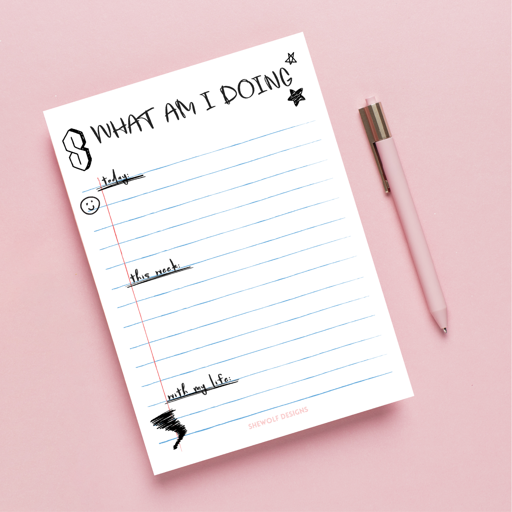 Notepad: What am I doing? Nostalgic 90s Doodles & Chaos