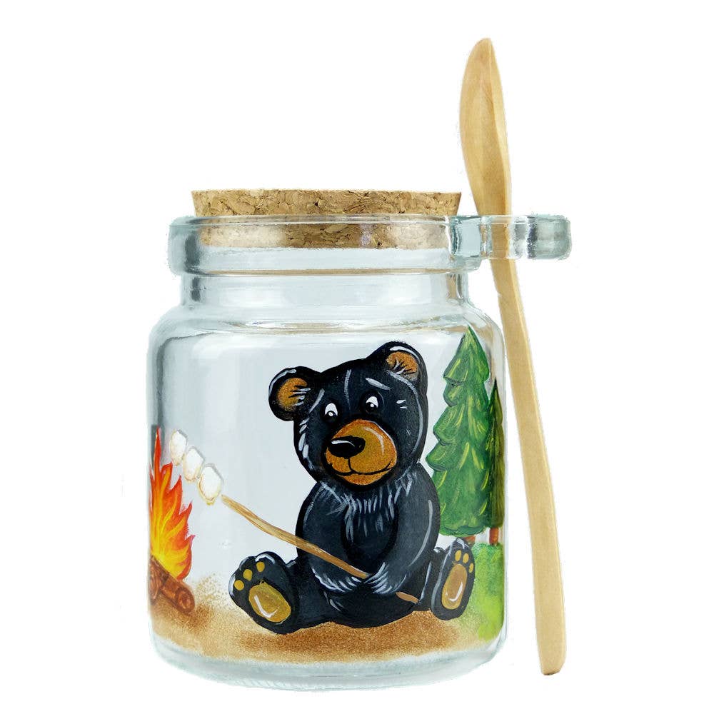 Smores Bear Honey Jar