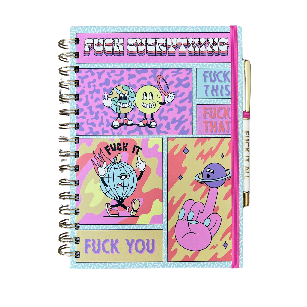 Fuck Everything Journal (funny gifts, journals, notebook)