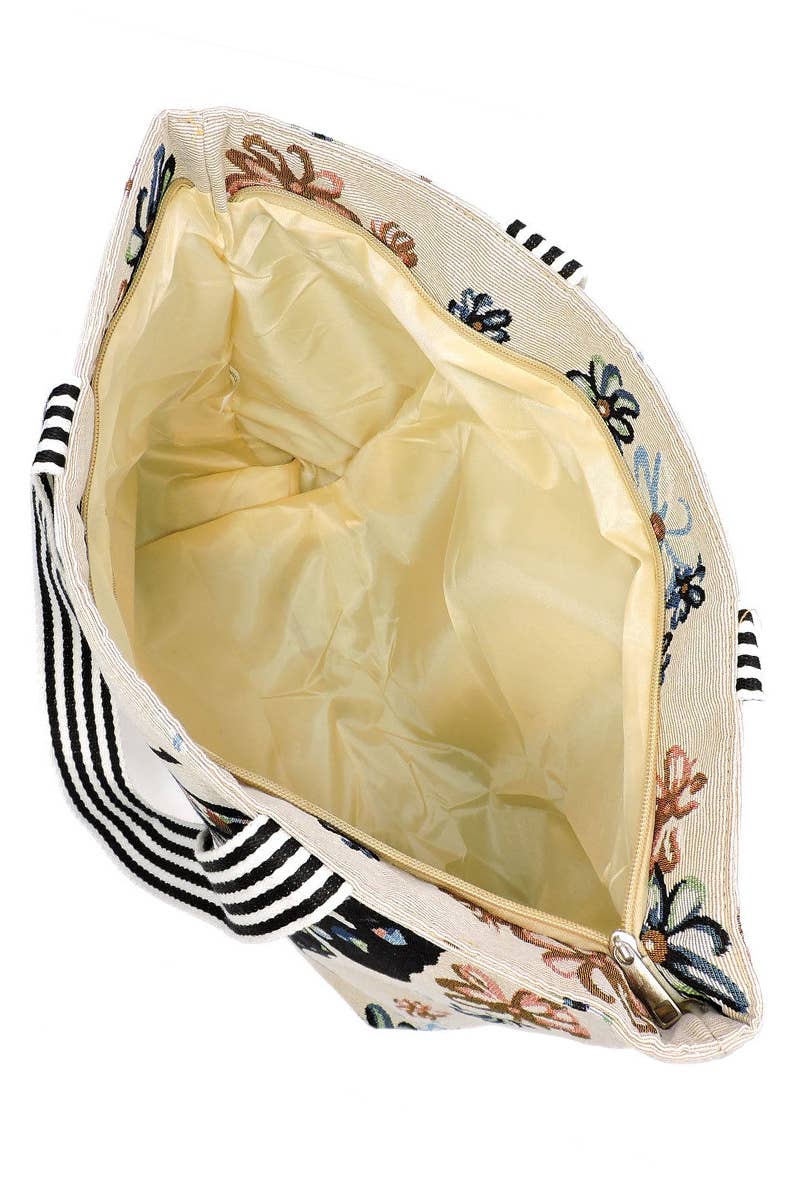 Butterfly Wonderland Tapestry Canvas Tote