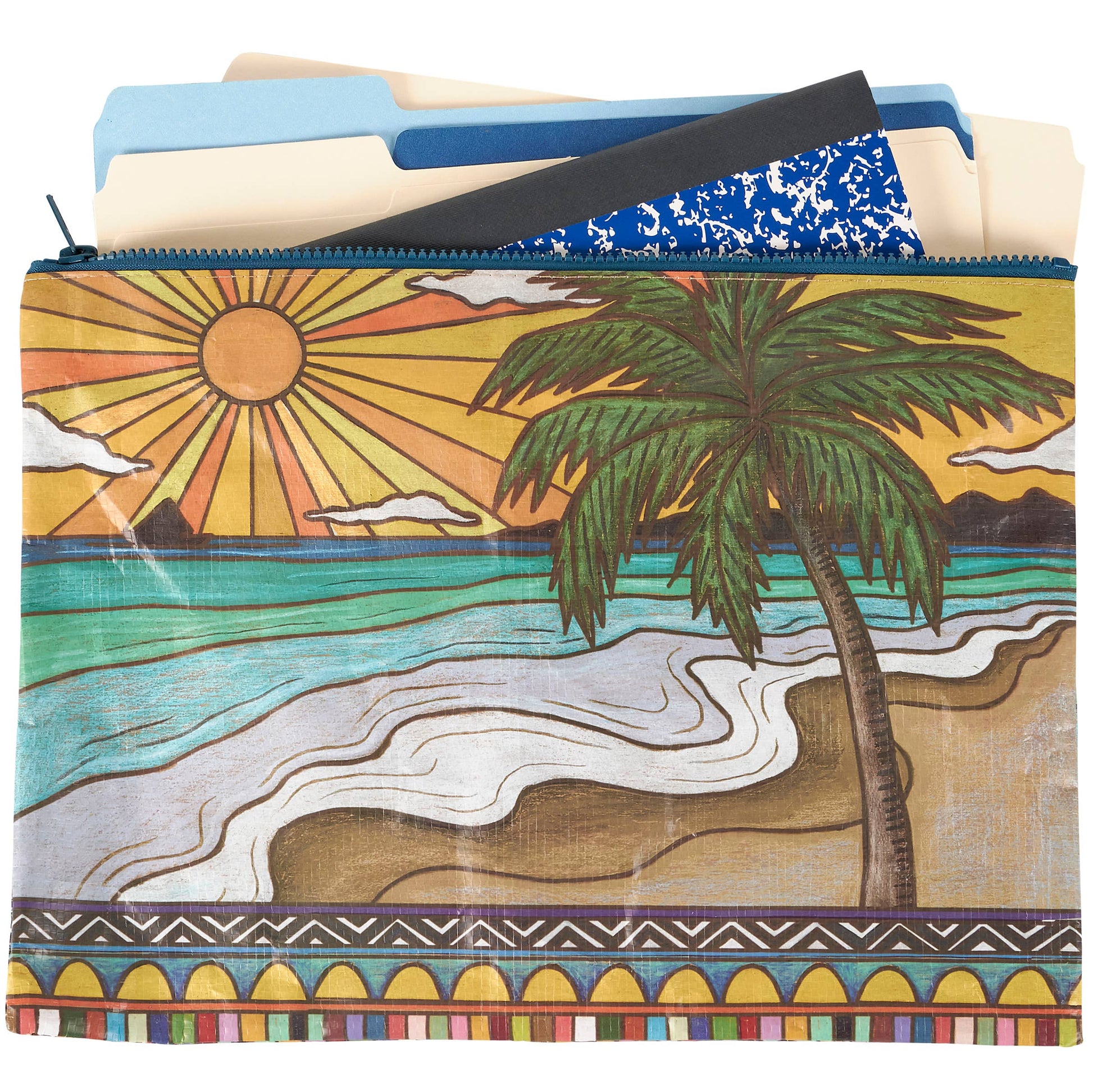 Beach Days Zipper Folder