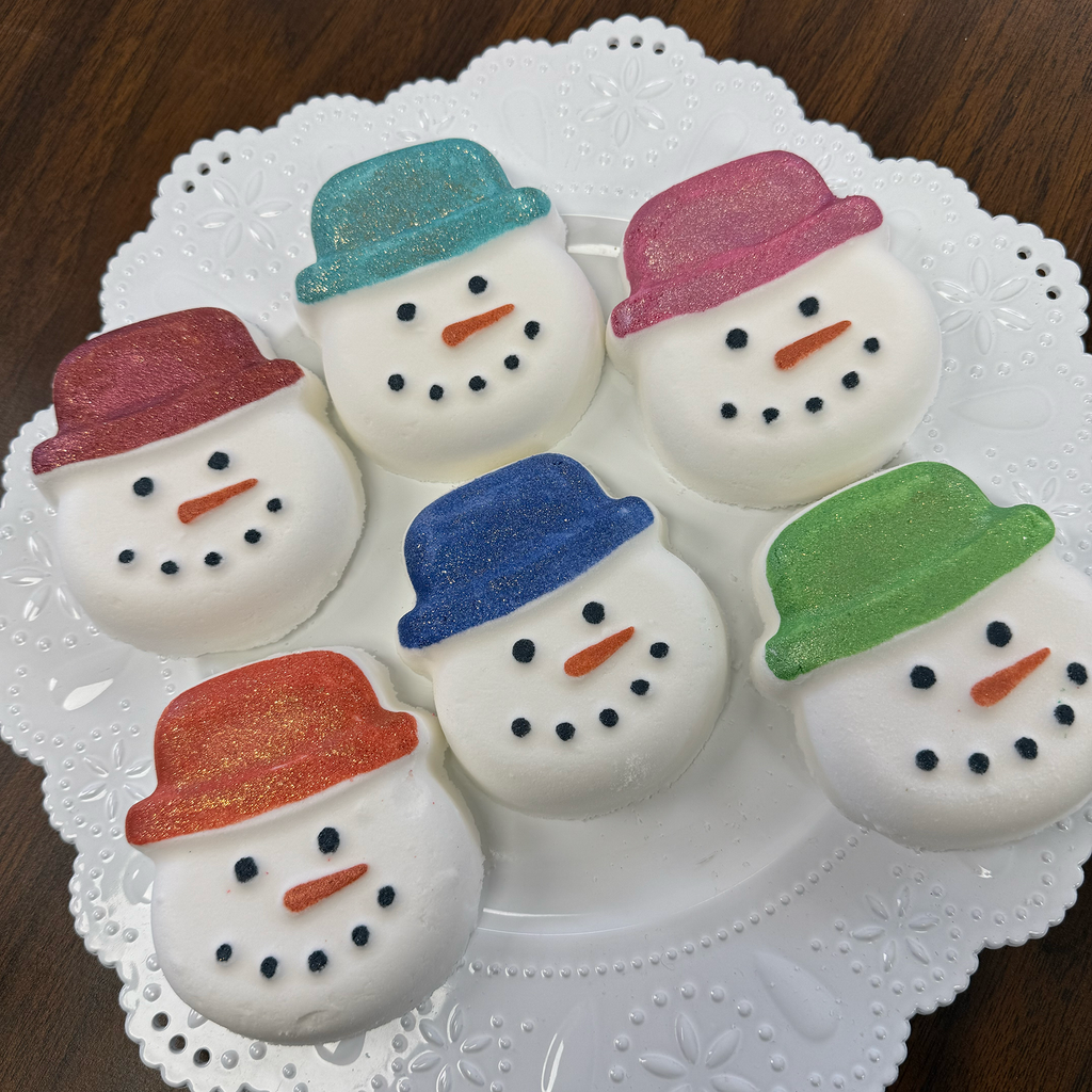 Snowman with Hat Bath Bomb