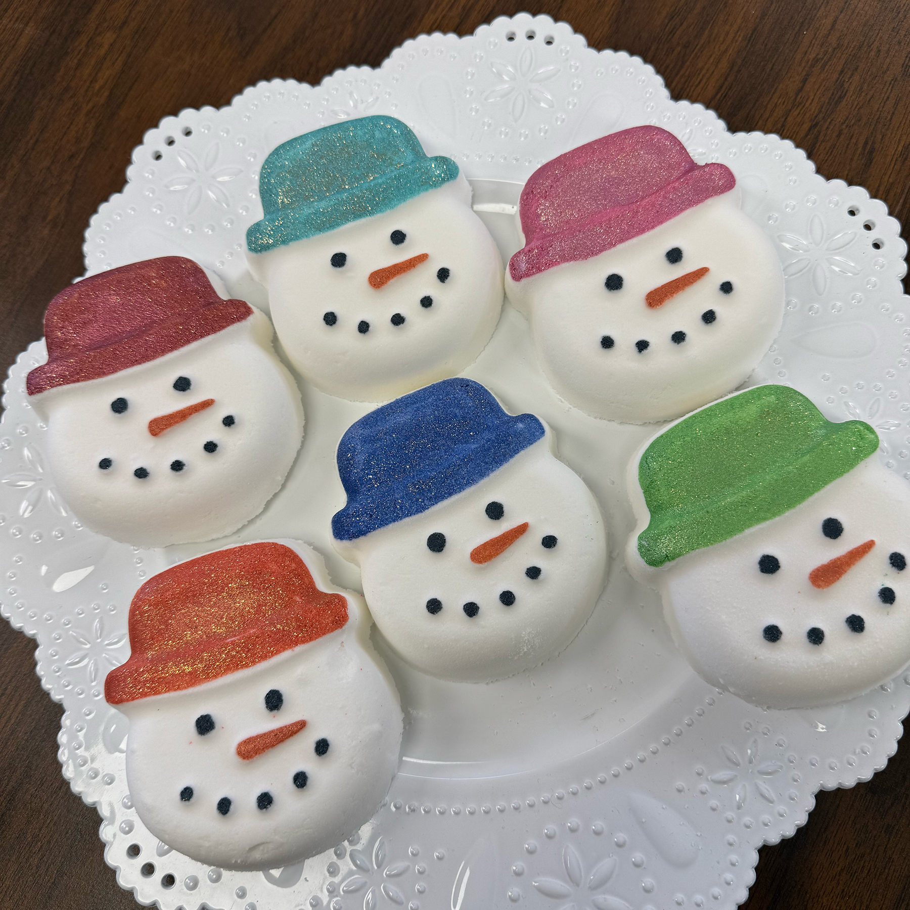 Snowman with Hat Bath Bomb