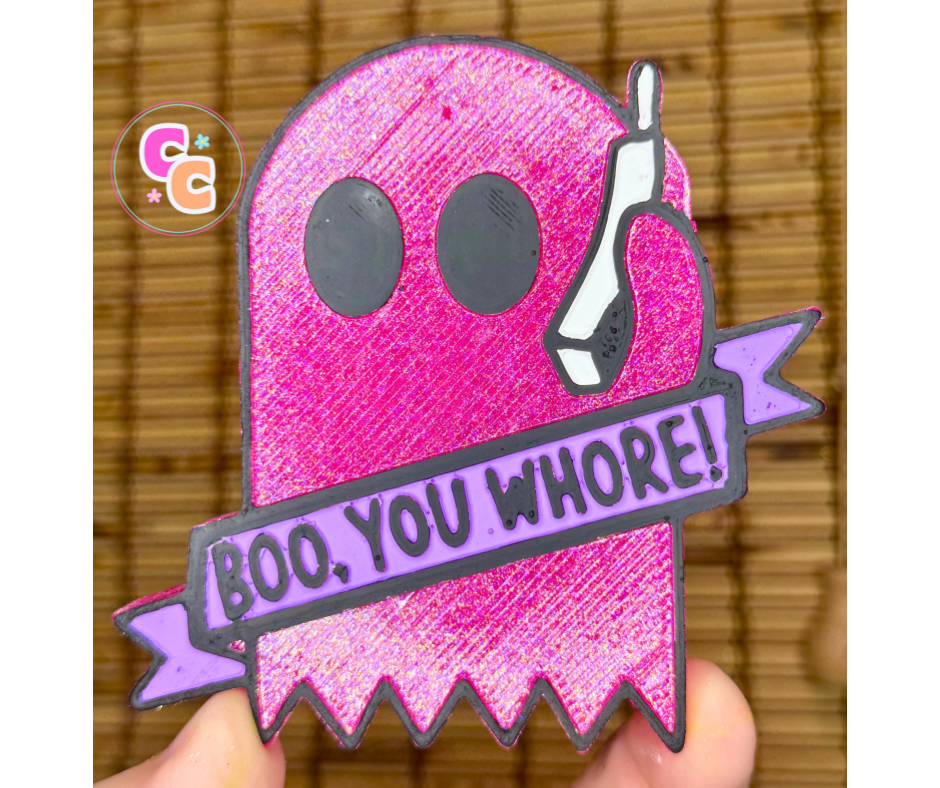 Boo You Whore Freshie | Car Air Freshener | Halloween 
