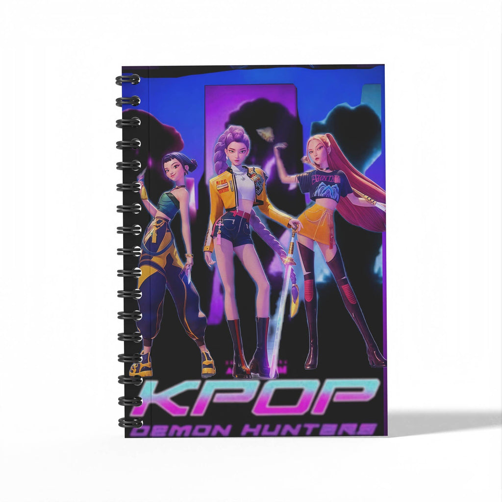 Kpop Demon Hunters coil notebook