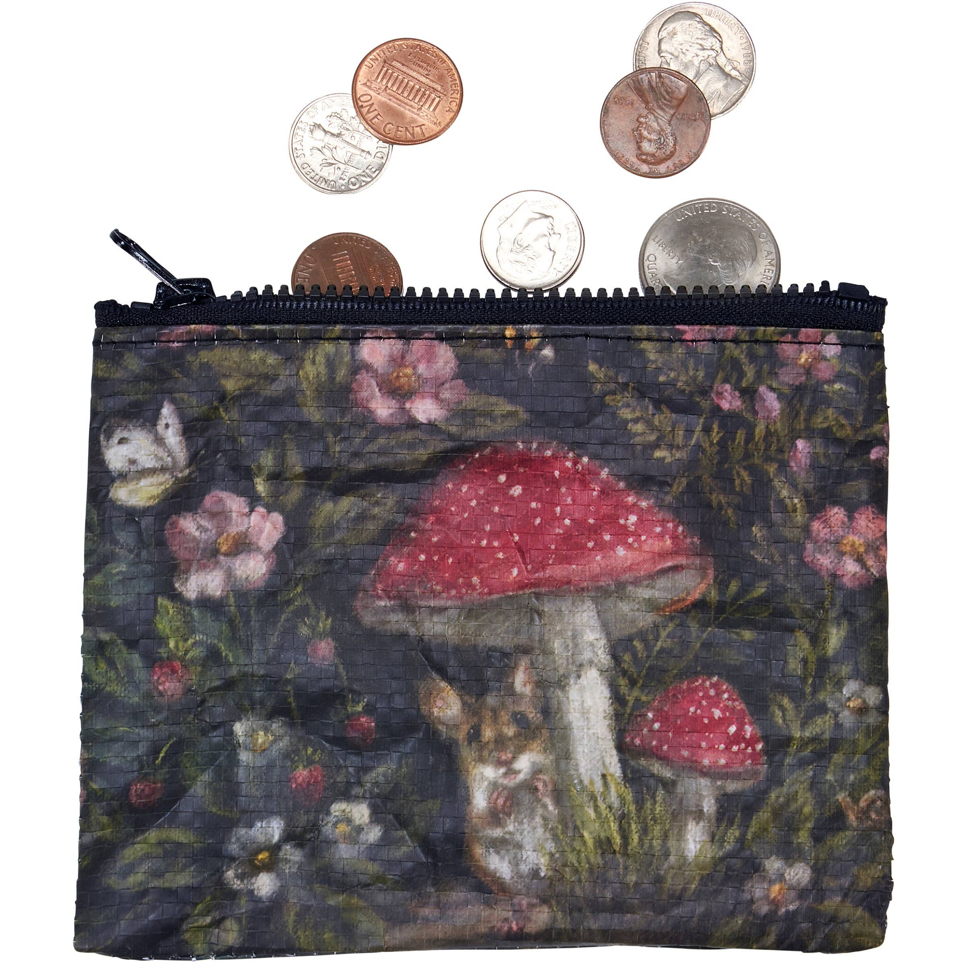 Woodland Mouse Zipper Wallet