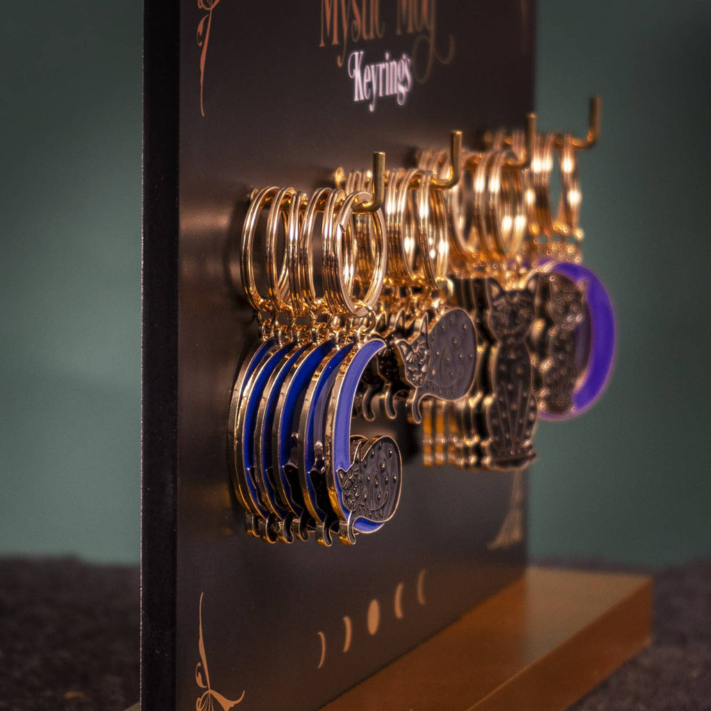 Mystic Mog Black Cat Keychain