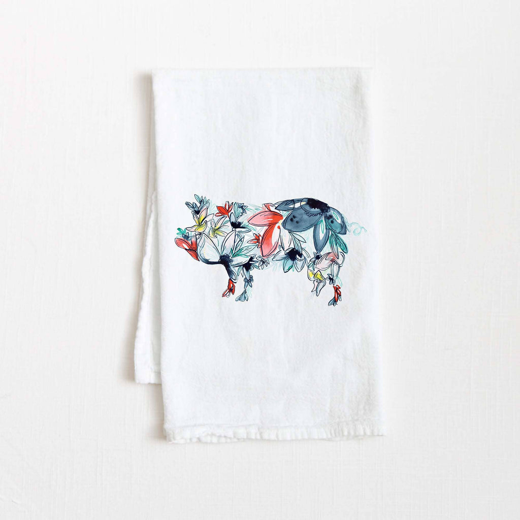 Pig Flour Sack Tea Towel