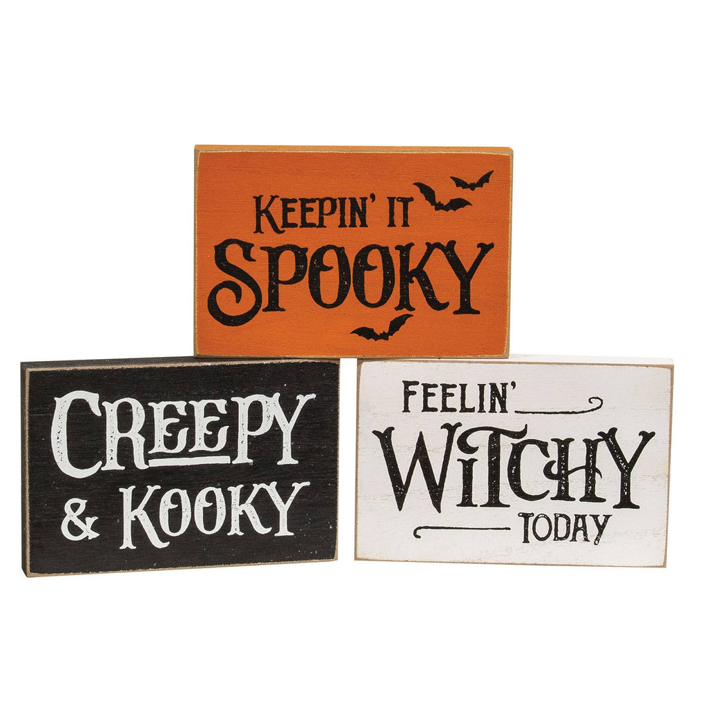 Creepy & Kooky, Witchy, or Spooky BLOCK Sitter