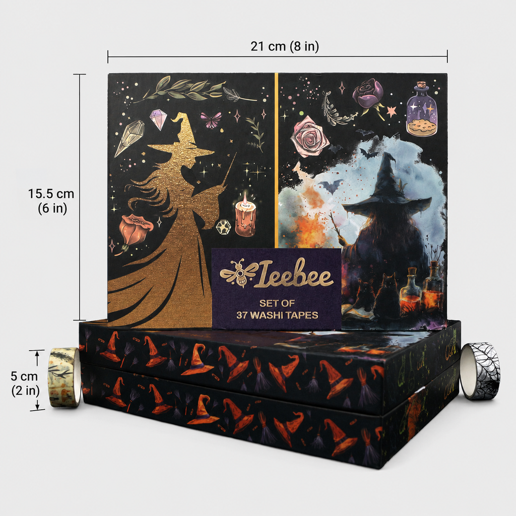 Phantom Witches Washi Tape Set - 37 Rolls