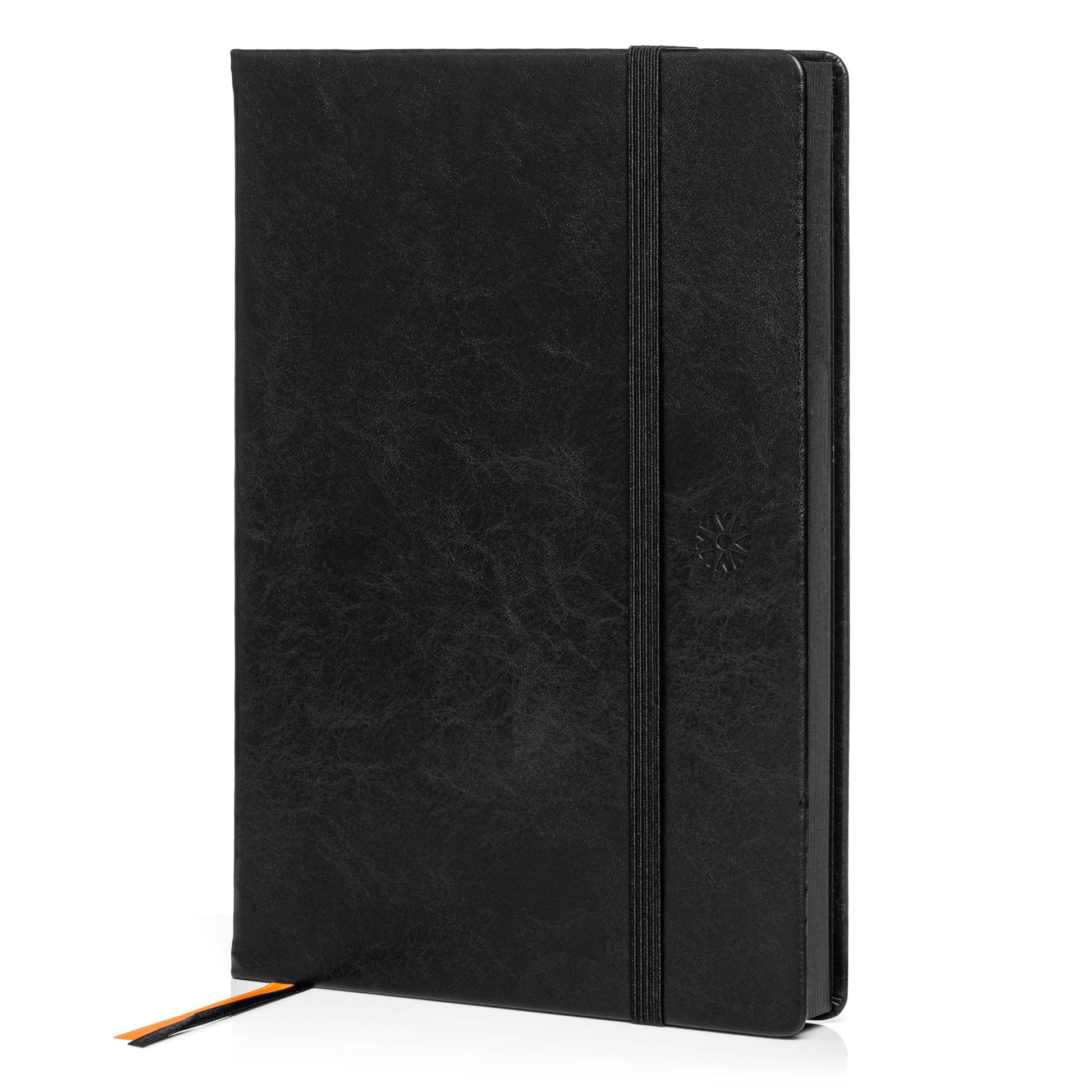 Pitch Black Dotted Journal | All Black Paper Notebook