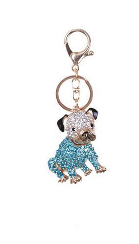 Ladies Dog Shaped Fashion Key Chain