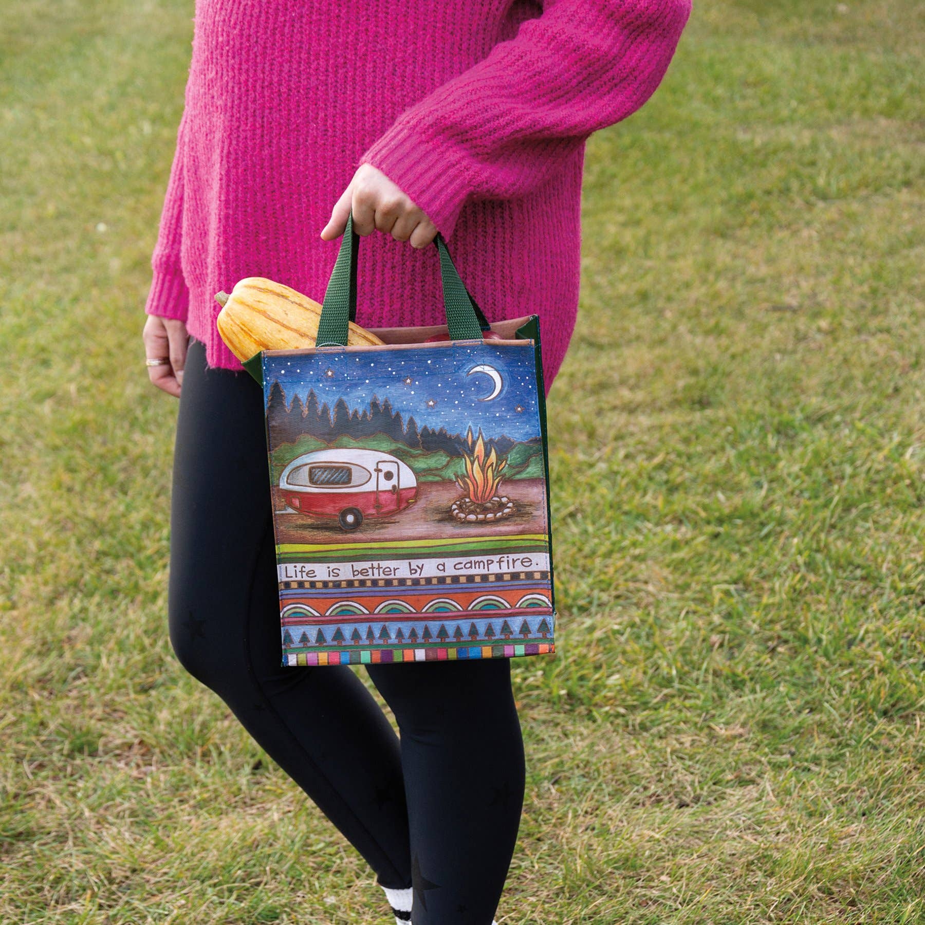 Life Is Better By A Campfire Daily Tote