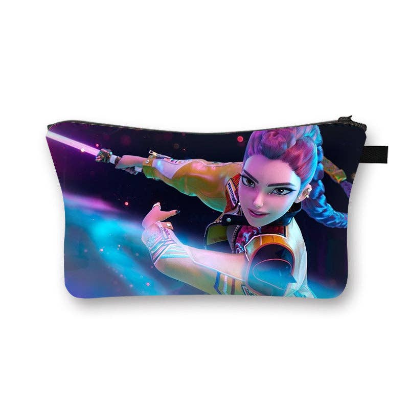 KPOP demon hunters cosmetic bag portable toiletry bag
