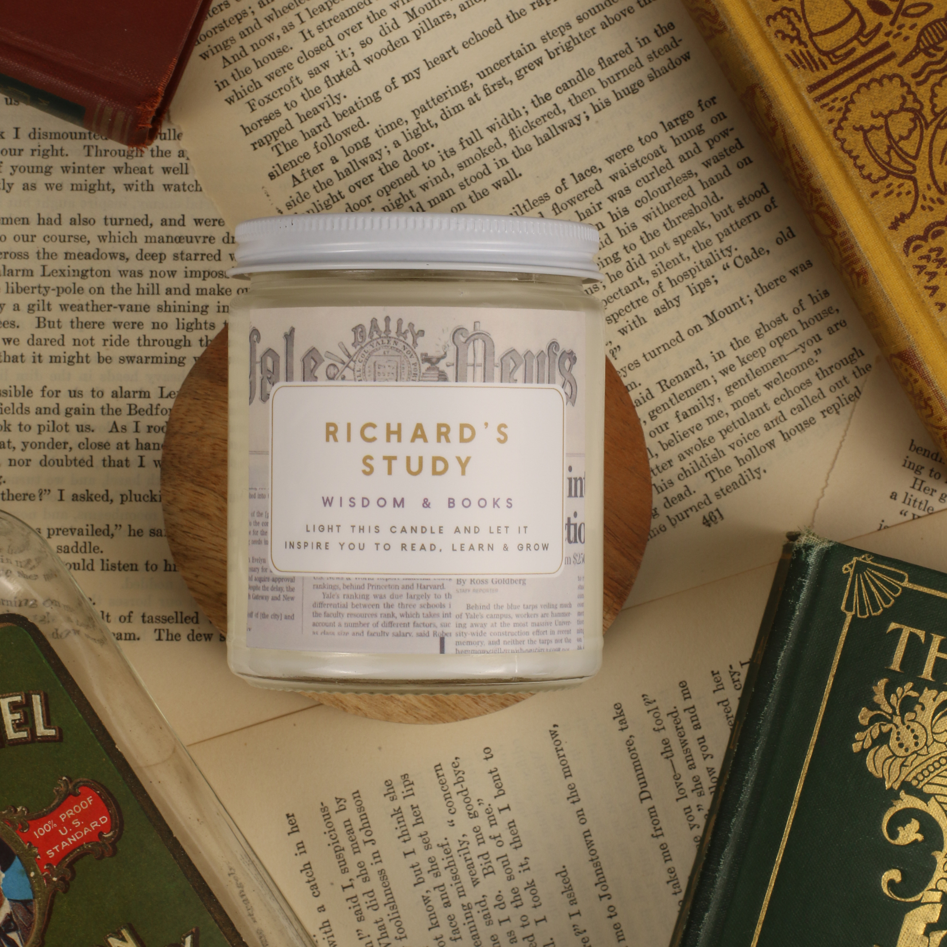 Gilmore Girls Candle - Richard's Study, Wisdom & Books