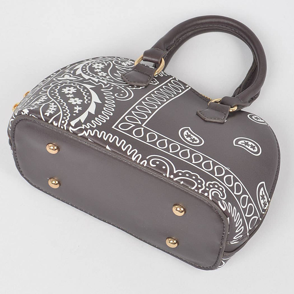 Bandana Print Handle Bag