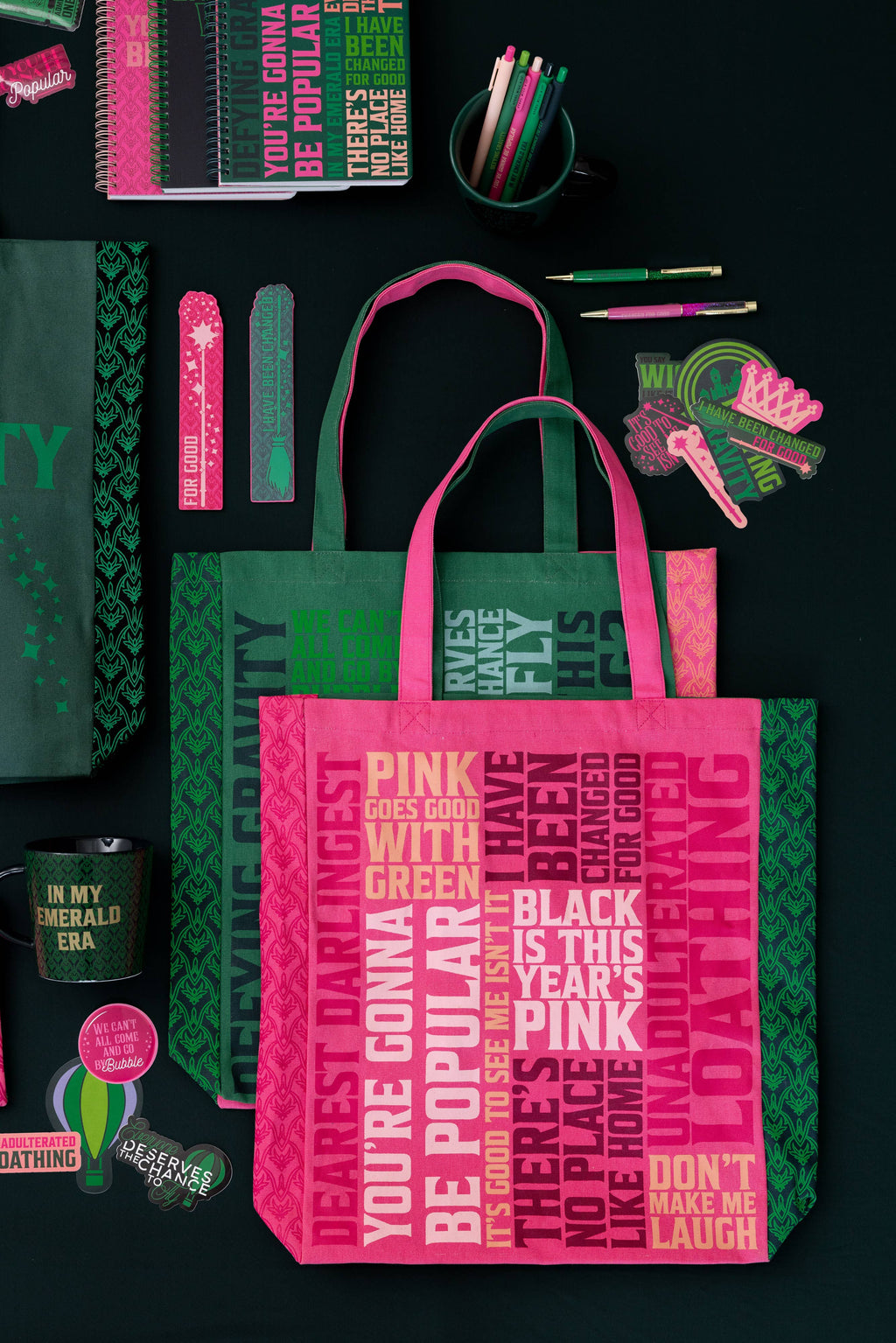 Canvas Tote, Wicked Word Cloud