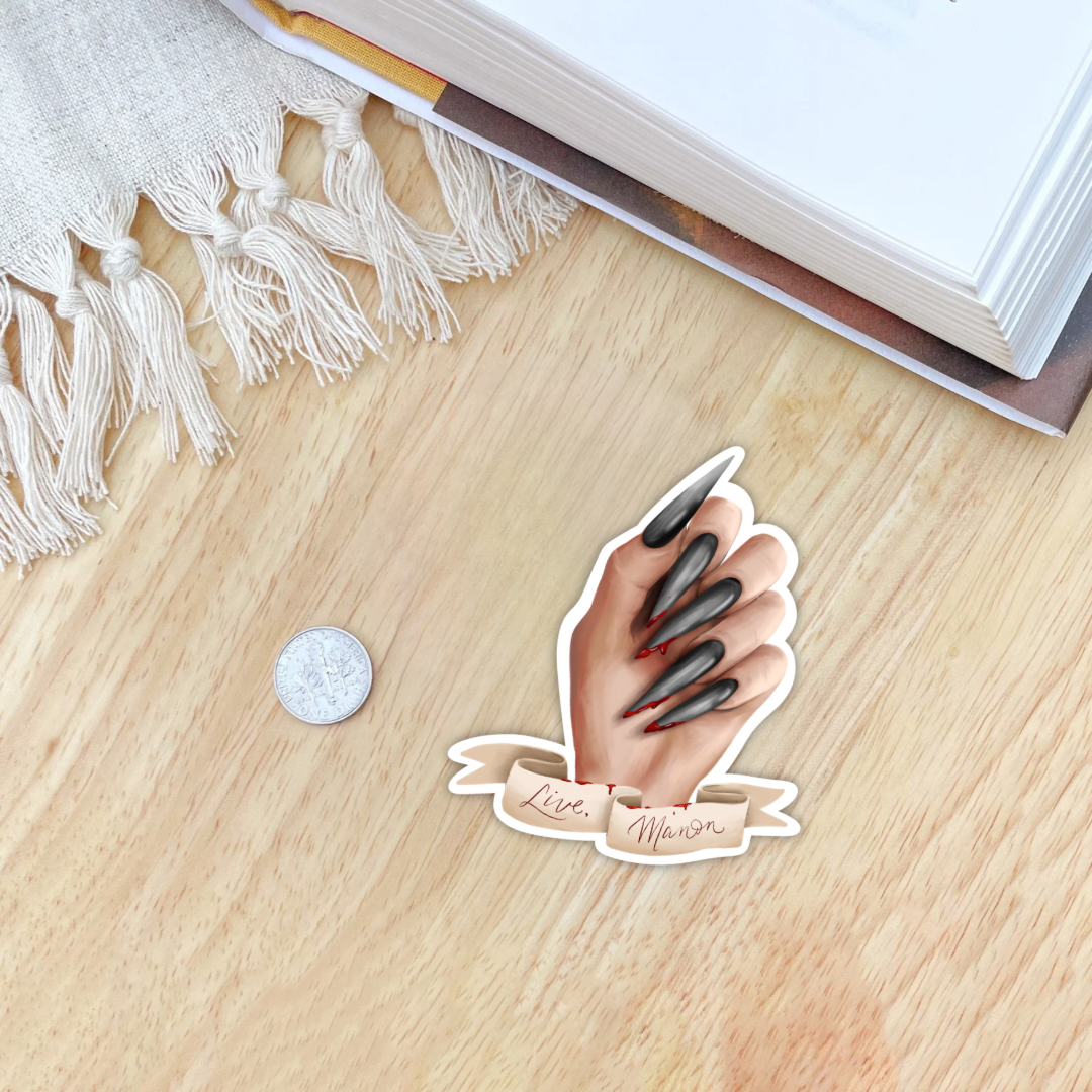 Throne of Glass Live Manon Sticker