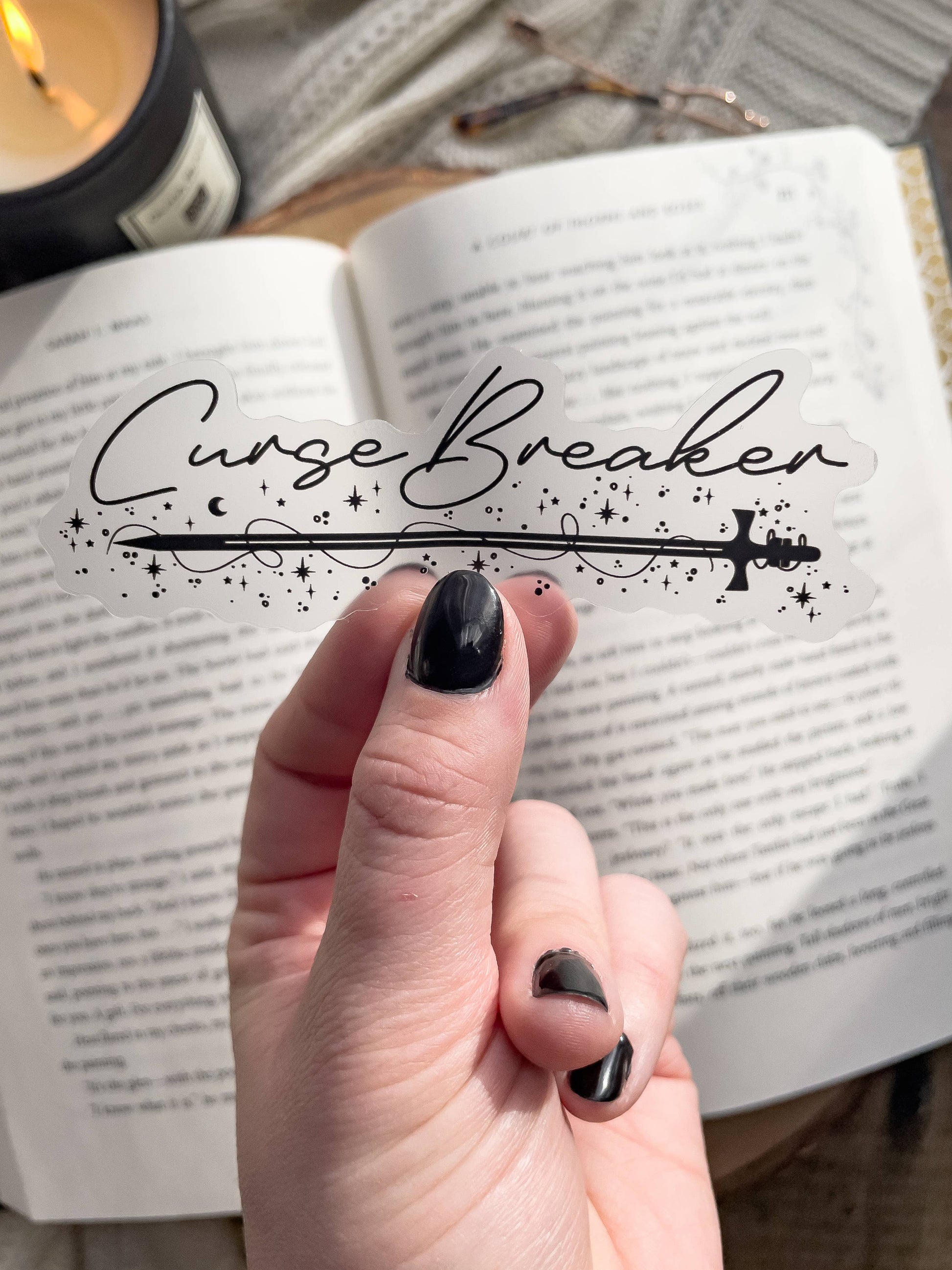 Curse Breaker Script Vinyl Sticker | ACOTAR