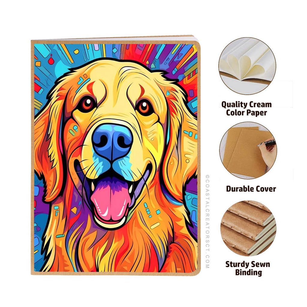 Retriever Journal w/ Pawsed Magnetic Bookmark Set (Packaged)