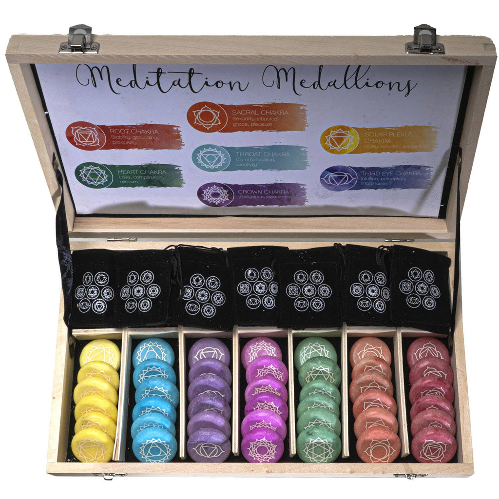 Seven Chakra Meditation Stone - Individual