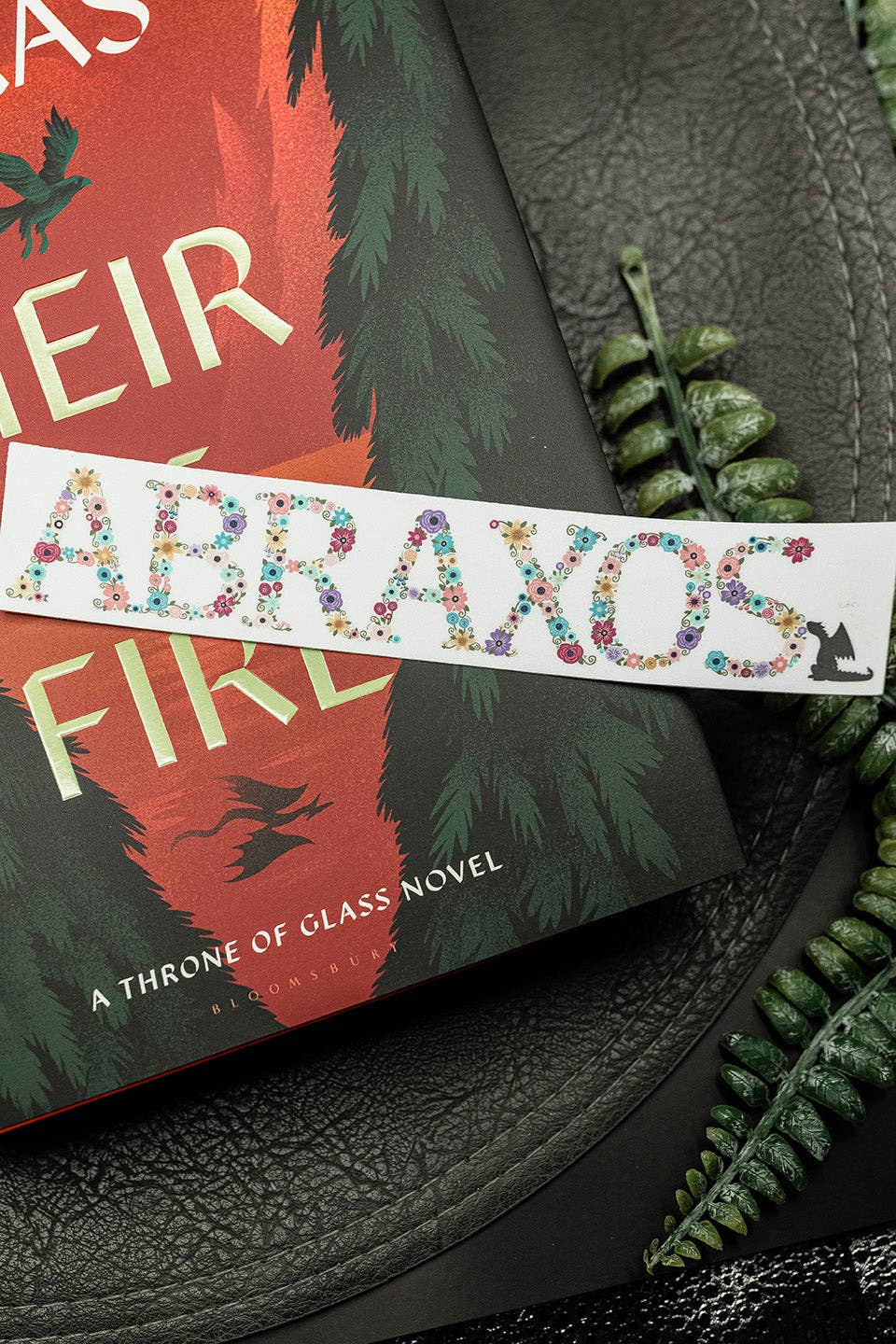 Abraxos floral sticker | Throne of Glass officially licensed