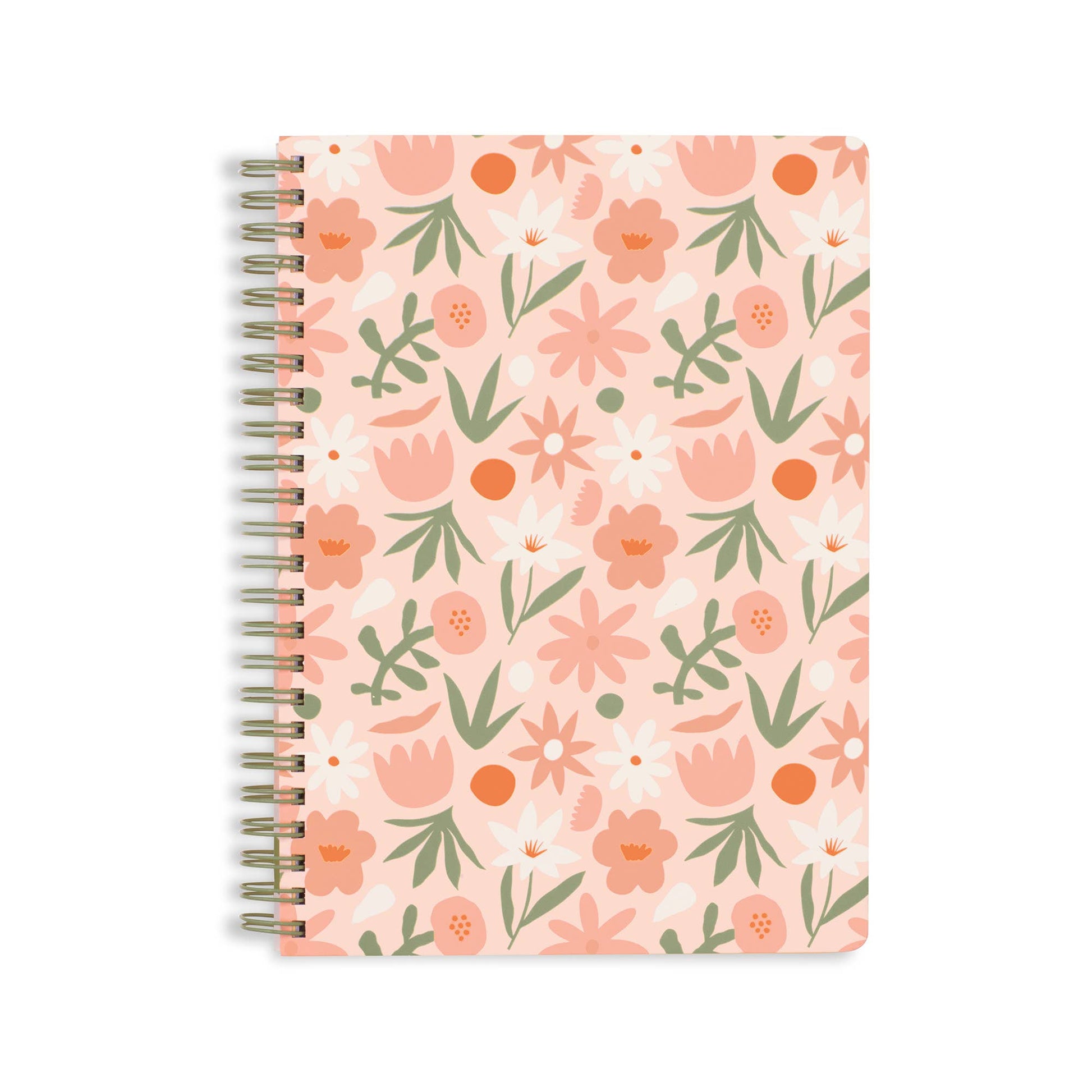 Mini Notebook, Cutout Floral Pink