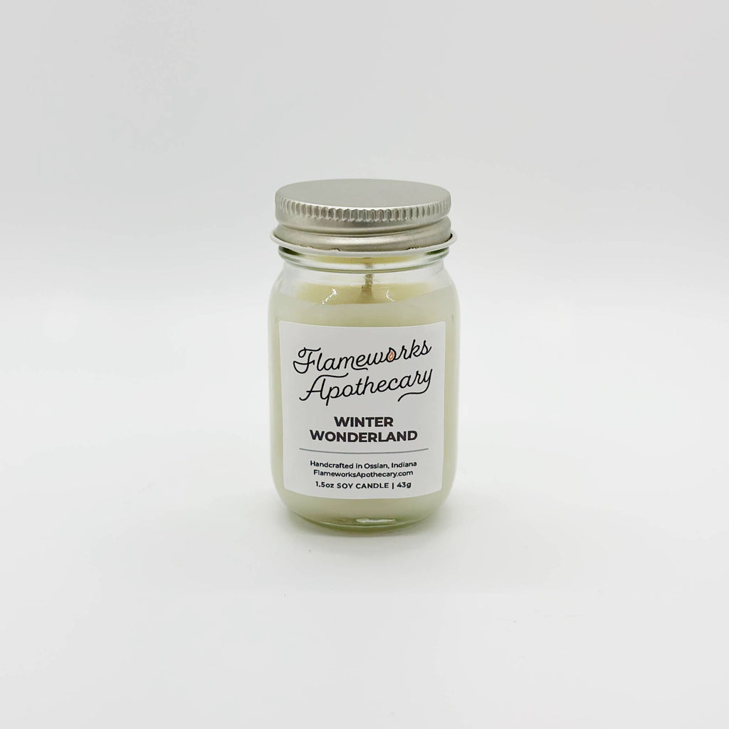 Winter Wonderland 1.5 oz Mini Mason Jar Candle