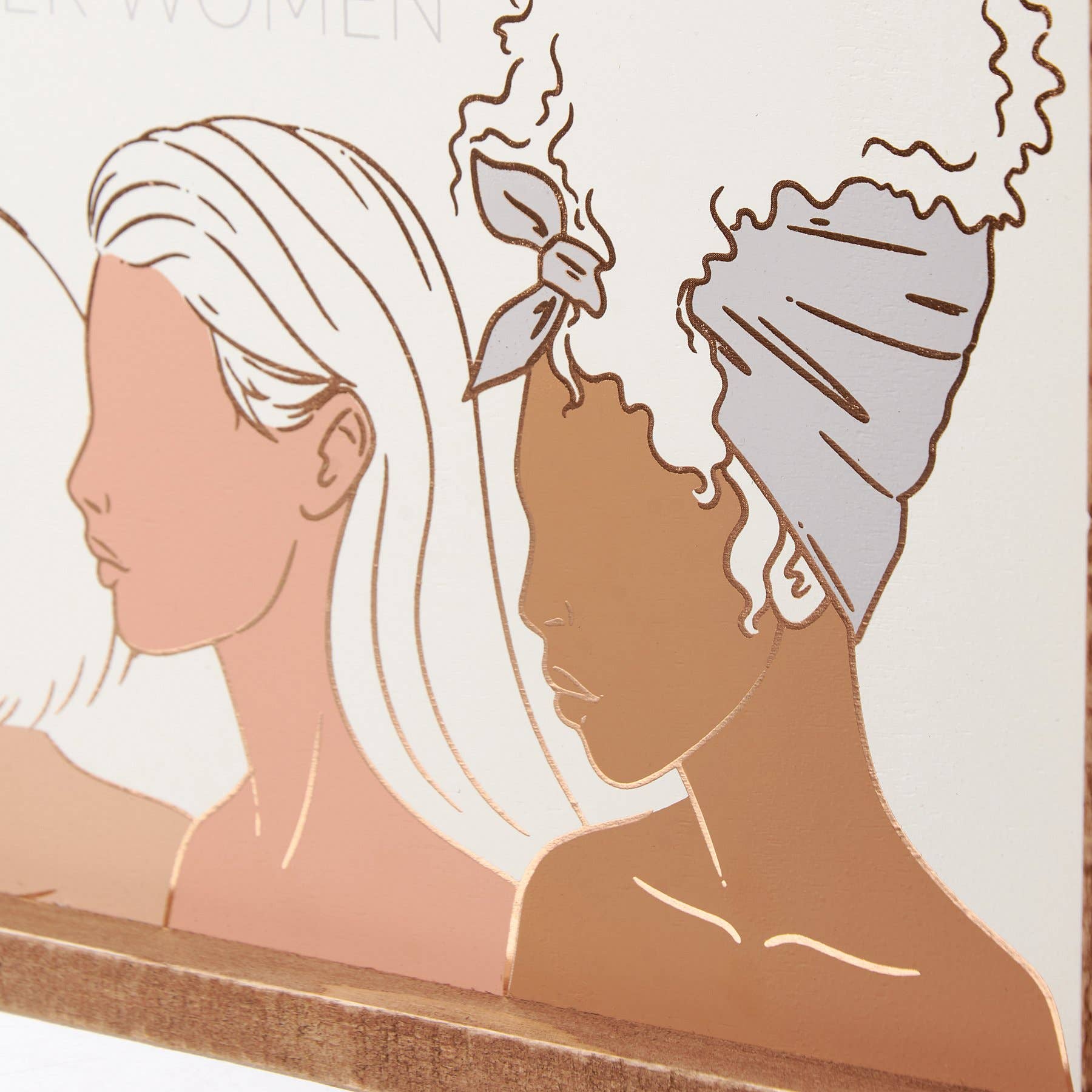Empower Women Inset Box Sign