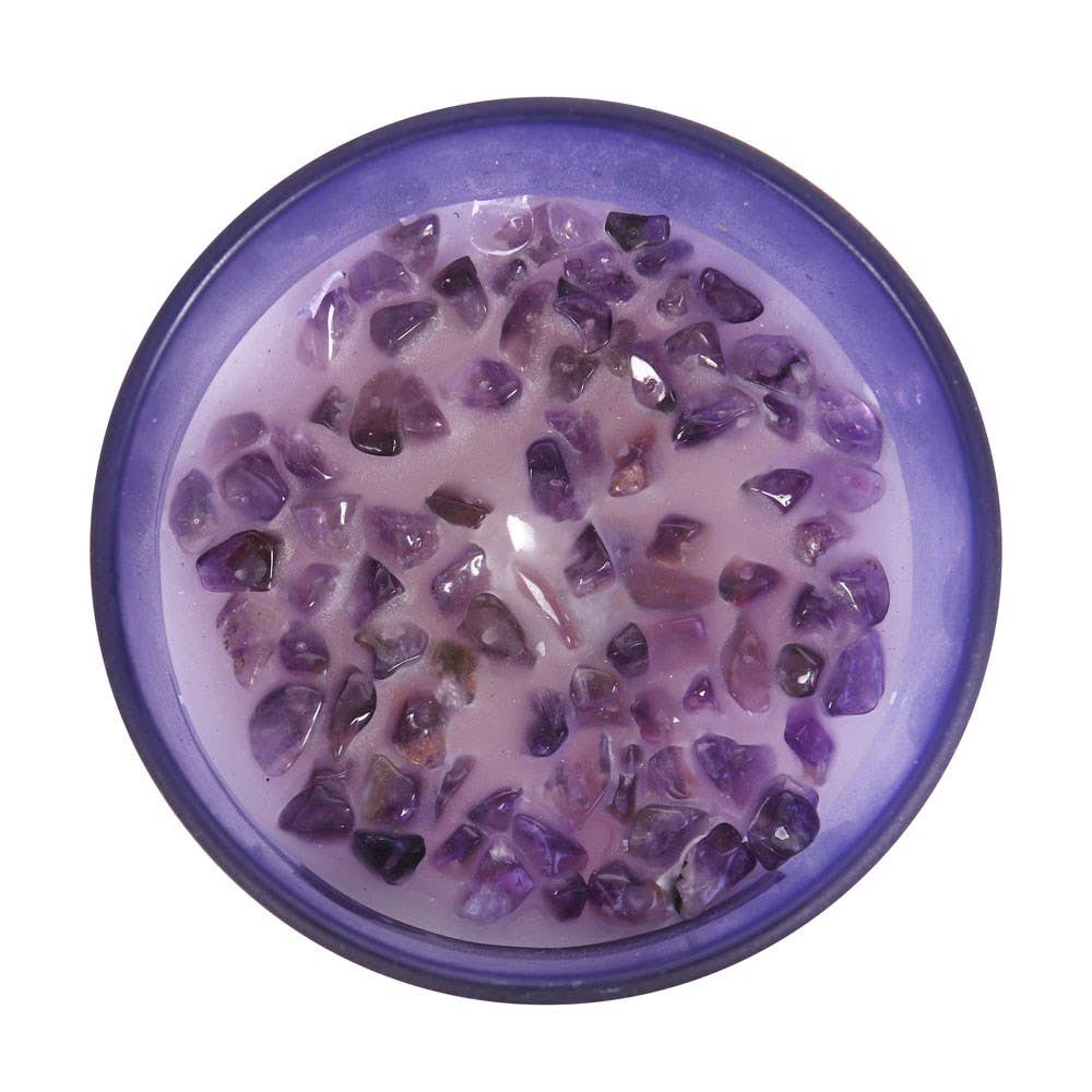 Third Eye Chakra Lavender Amethyst Candle
